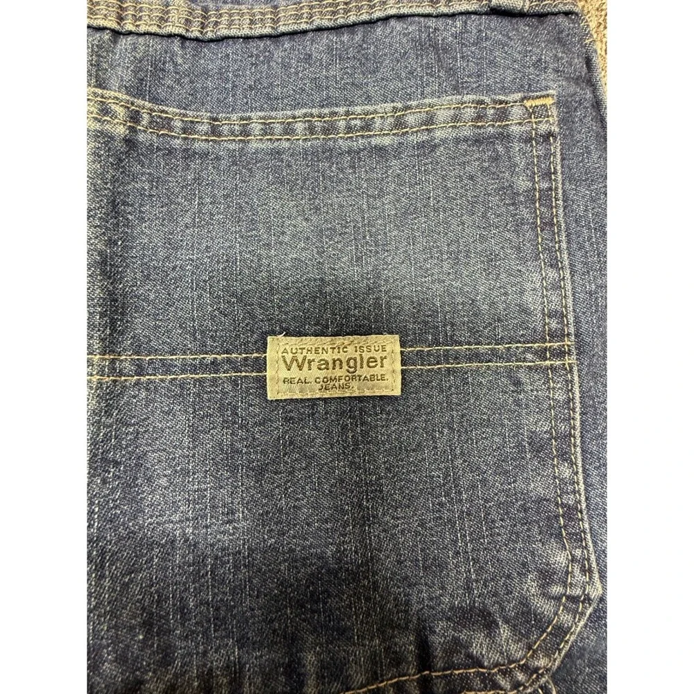 Wrangler Carpenter Jeans Mens 46x30 Blue Loose Fit Utility Denim 94LSWDV NEW